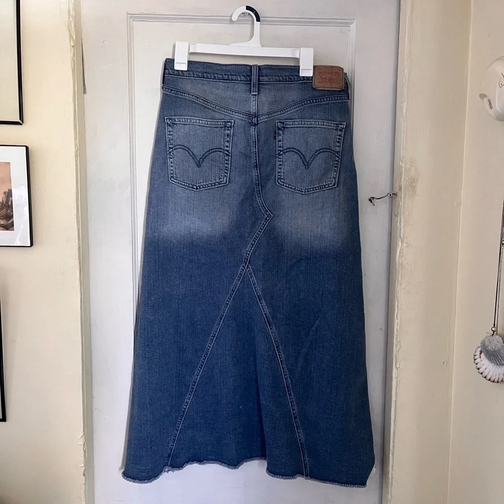 Vintage Levi’s Denim Maxi Skirt